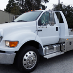 2004 F650: Blue to White Flat Bed