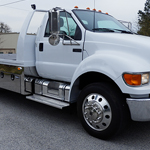 2004 F650: Blue to White Flat Bed